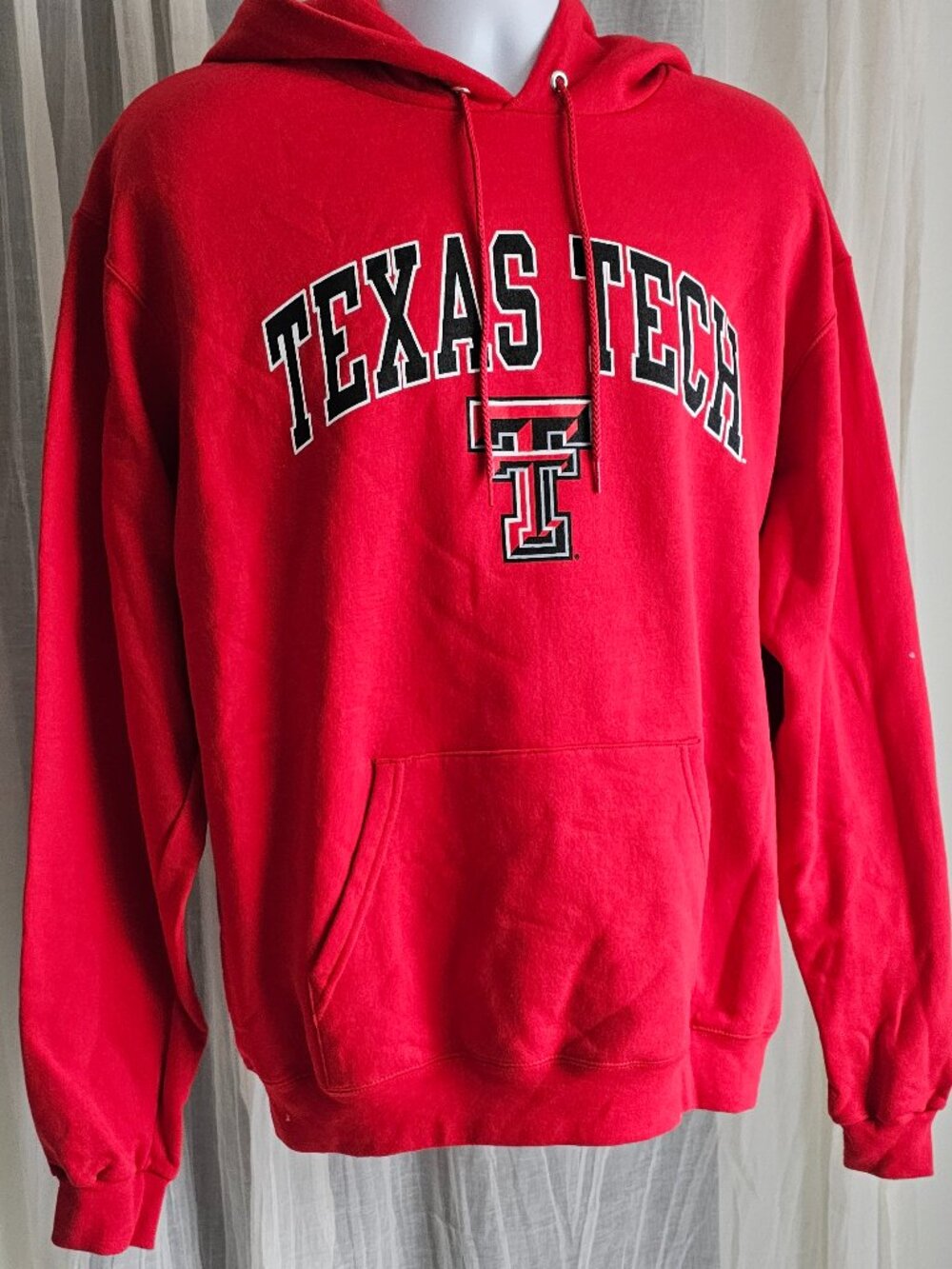 Texas Tech Red Raiders Champion Arch Mascot Hooded Sweatshirt Size L NWT
